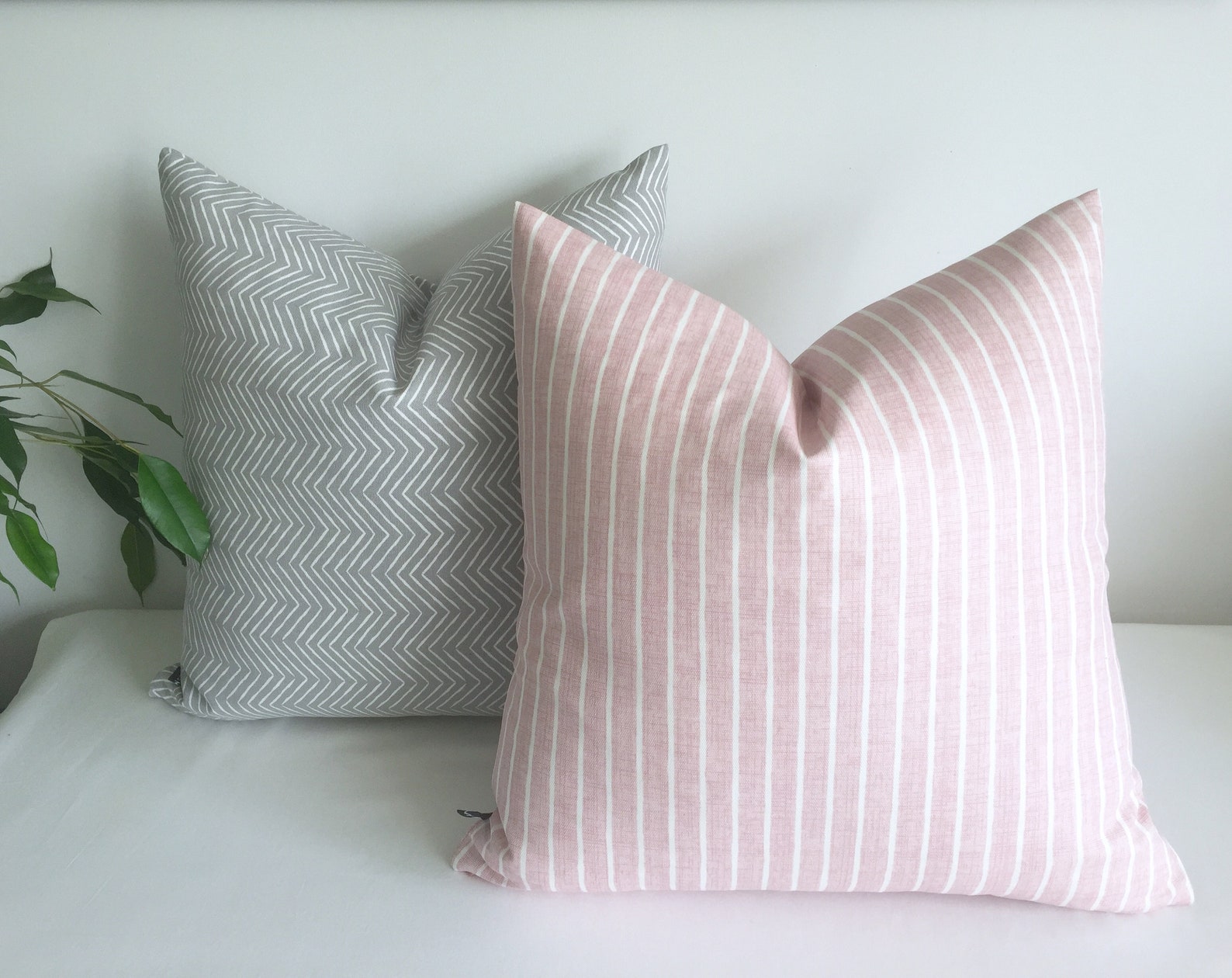 Blush Pink Striped Cushion or Cover/cushion With Stripes/baby Etsy UK