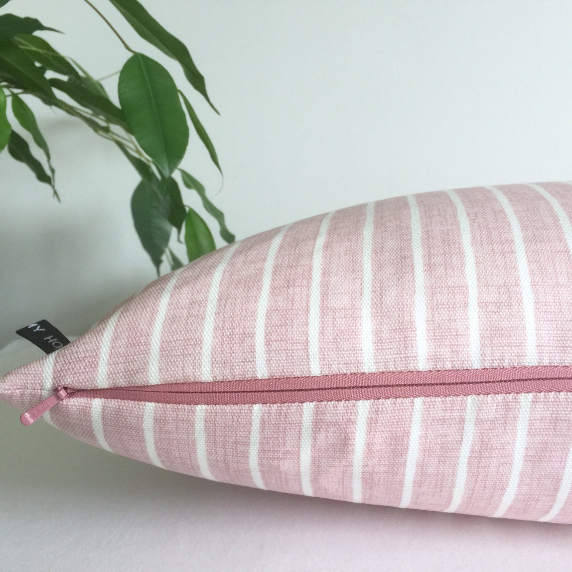 Blush Pink Striped Cushion or Cover/cushion With Stripes/baby Etsy UK