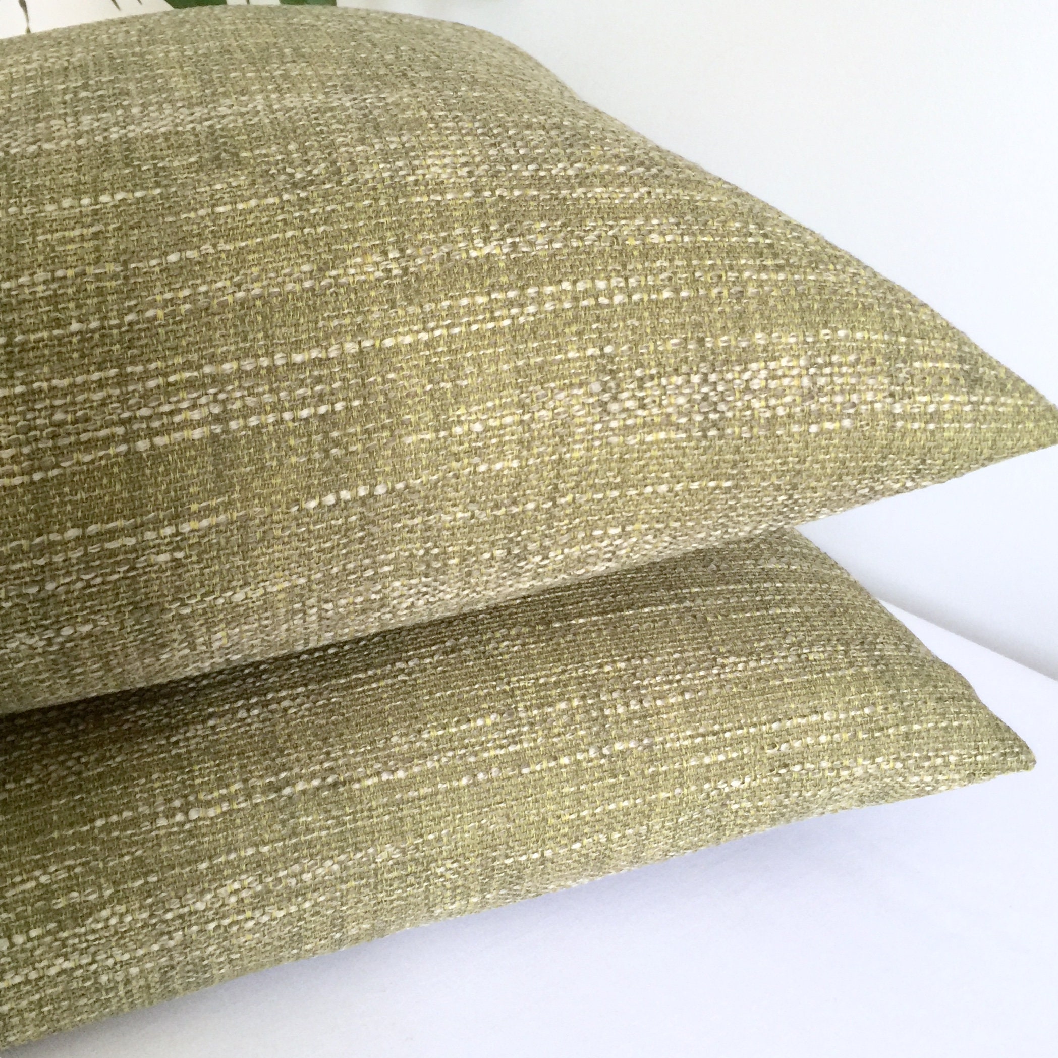 Olive green cushion or cover/Olive scatter cushion/Olive throw Etsy