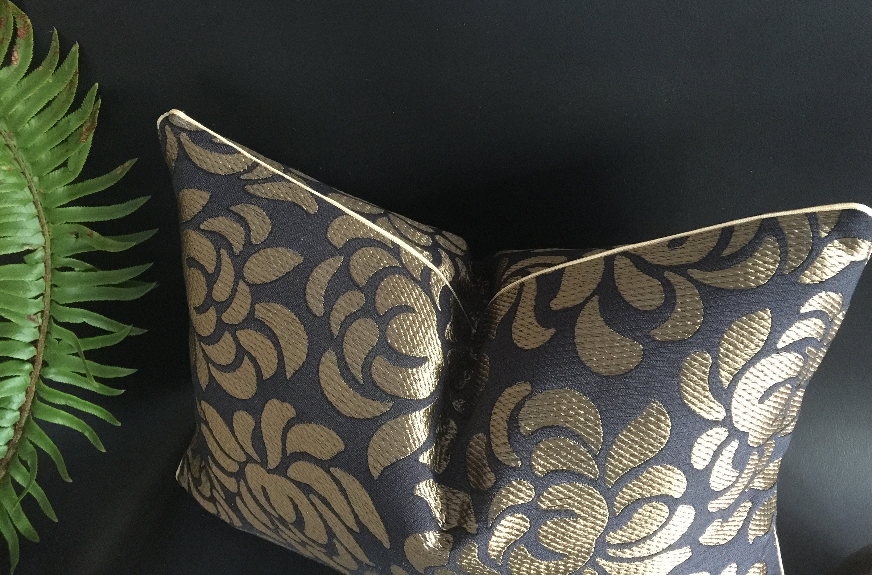 Luxury Gold and Black Cushion or Cover/black & Gold Etsy UK