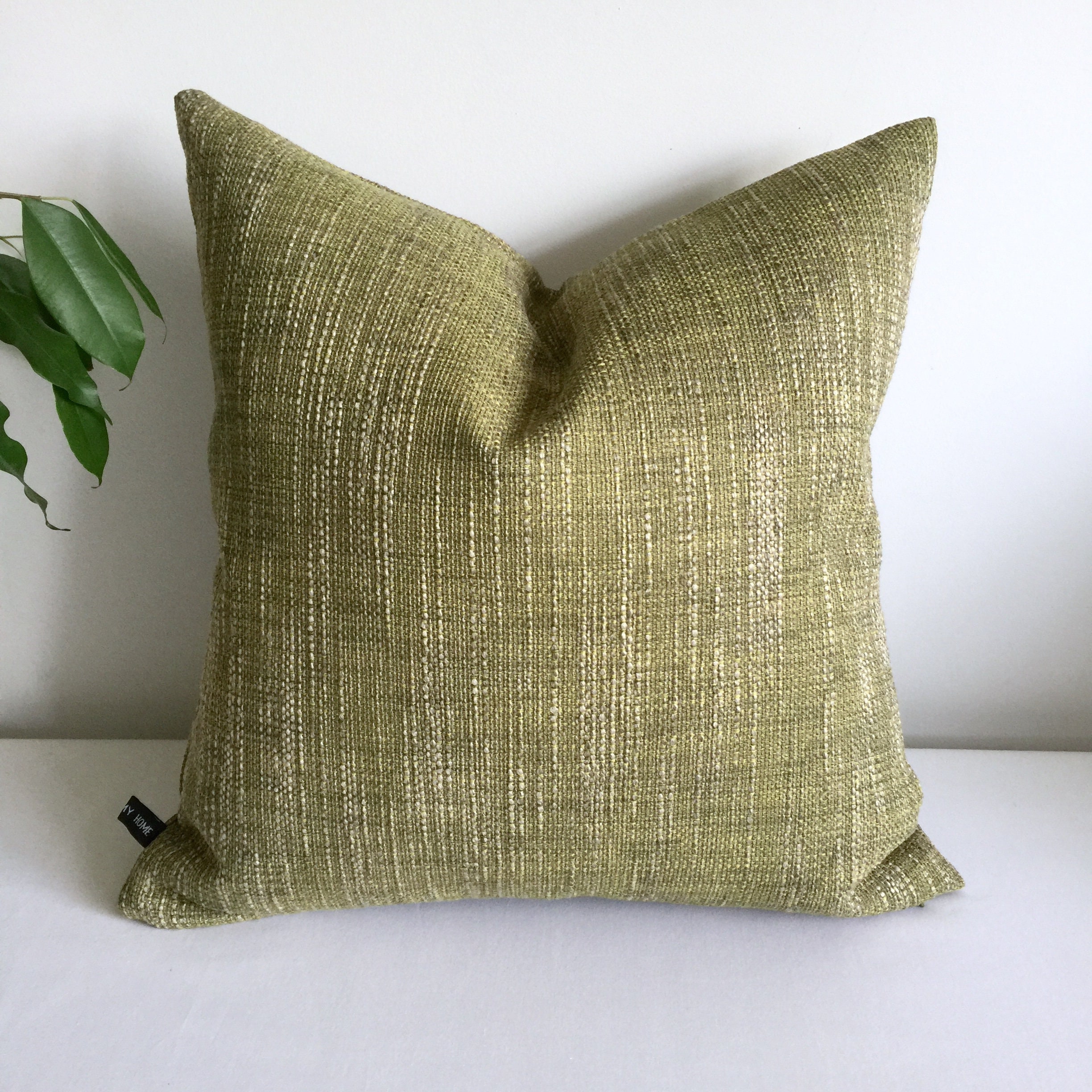 Olive green cushion or cover/Olive scatter cushion/Olive throw Etsy