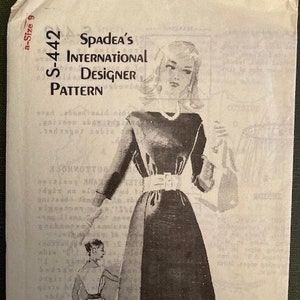 1962 Spadea Pattern S-442 - Capucci design, junior size 9 or 33.5&quot; bust
