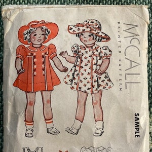 1939 McCall Sample Pattern for 22&quot; Doll Outfit