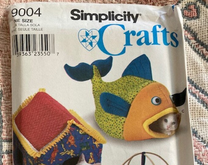 Simplicity Pattern 9004 Crazy Cat Beds Etsy