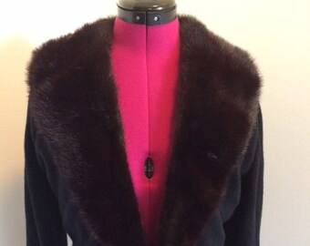 Stunning Cashmere and Mink Maurice Bruder Cardigan Sweater