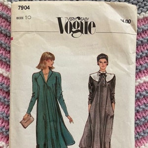 UNCUT 1980s Vogue Dress, Suit Patterns, sized 8 to 12