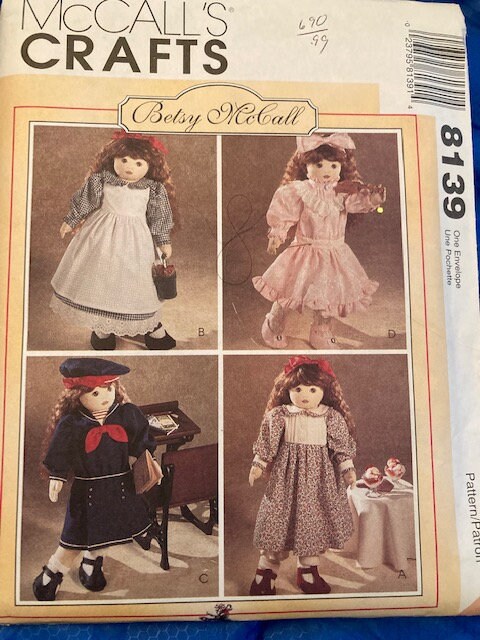その他 betsy mccall McCall's Crafts 7933 Betsy McCall Victorian Doll - Fiber to Yarn