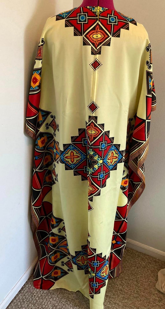 Vintage Georgie Keyloun Caftan, Dashiki Dress - image 3