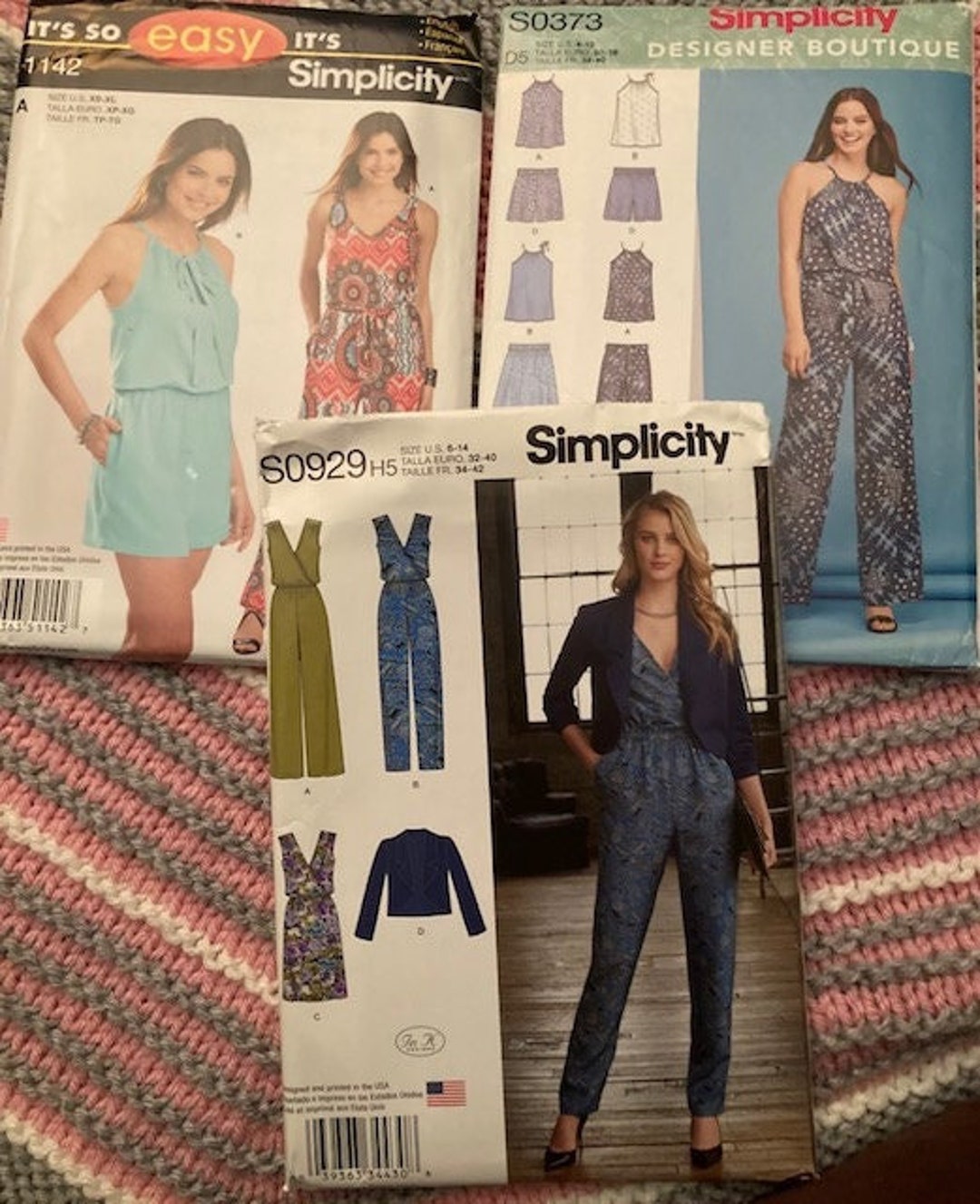 Simplicity Jumpsuit Patterns Sizes 6 to 24 UNCUT Etsy