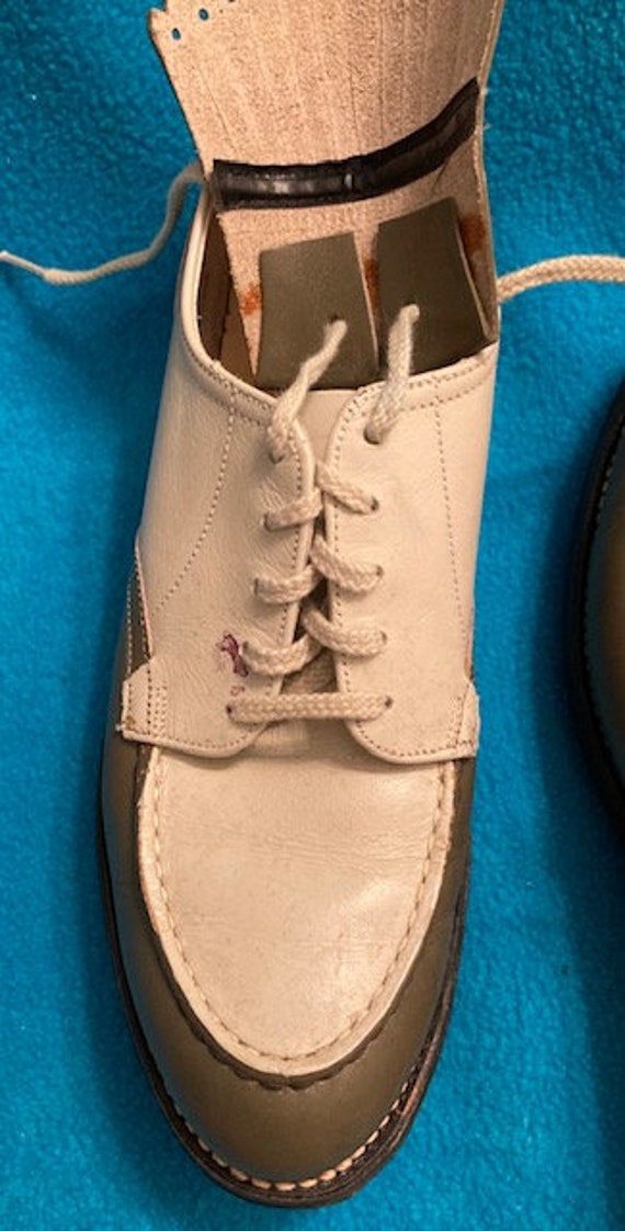 Lazy Bones Spectator Oxfords, ladies size 6 - image 6