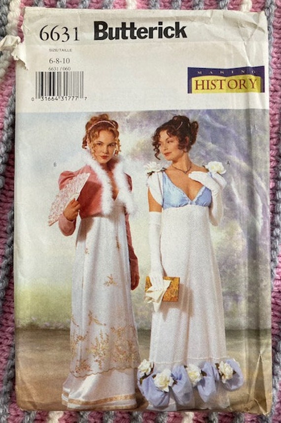Sewing Sewing & Needlecraft Butterick Making HIstory Pattern 6630 Jane