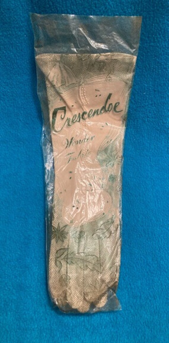 1950s Crescendoe Beaded Gloves - size 7-1/2 - image 2