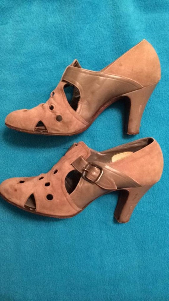 1930s Rhythm Steps Shoes, size 4-1/2B