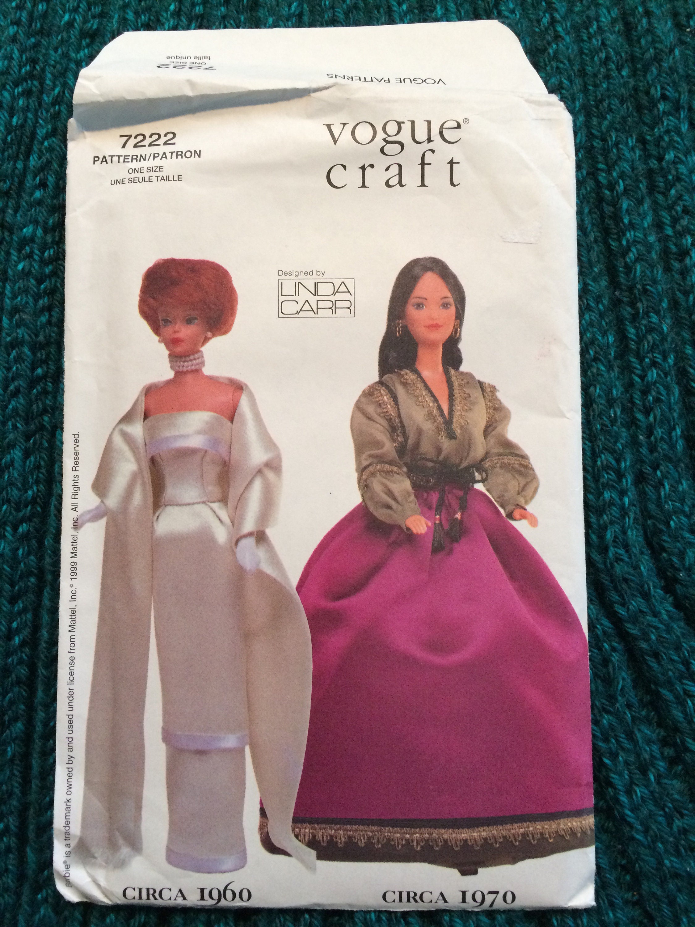 Vogue Craft Barbie Patterns UNCUT NOT Pdfs Etsy