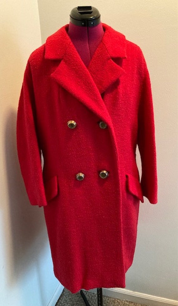 1960s Benmore Wool Boucle Coat. M-L