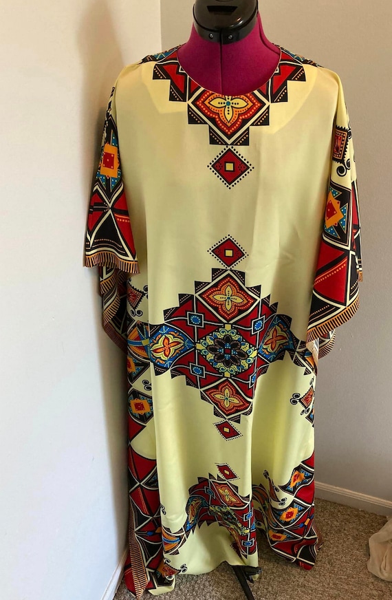 Vintage Georgie Keyloun Caftan, Dashiki Dress - image 2