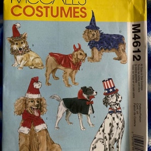 UNCUT Two patterns for Doggie Costumes  and Carriers