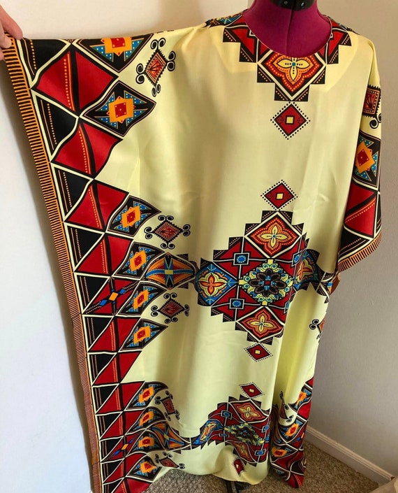 Vintage Georgie Keyloun Caftan, Dashiki Dress - image 1