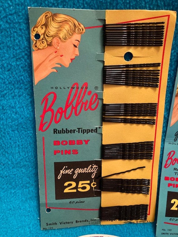 Vintage Bobbie PIns 1940s-50s. NOS - image 2