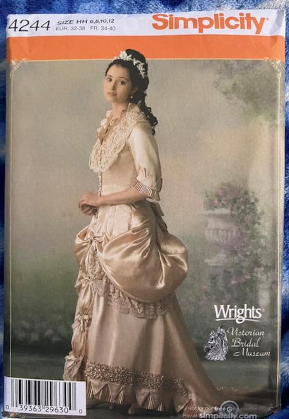 UNCUT Simplicity 4244, 4479 and 5457 - Victorian Gowns Sizes