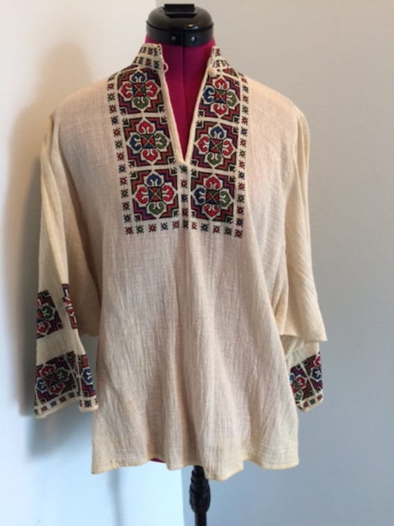 Vintage Hand Embroidered Vintage Yugoslavian Peasa
