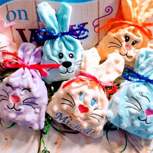 Treat Bags, Bunny Treat Bag, Easter Candy Pouch, Easter Treat Bag, Easter, Resurrection Day Treat Bag, Kids Bag, Personalized Treat Bag, Bag