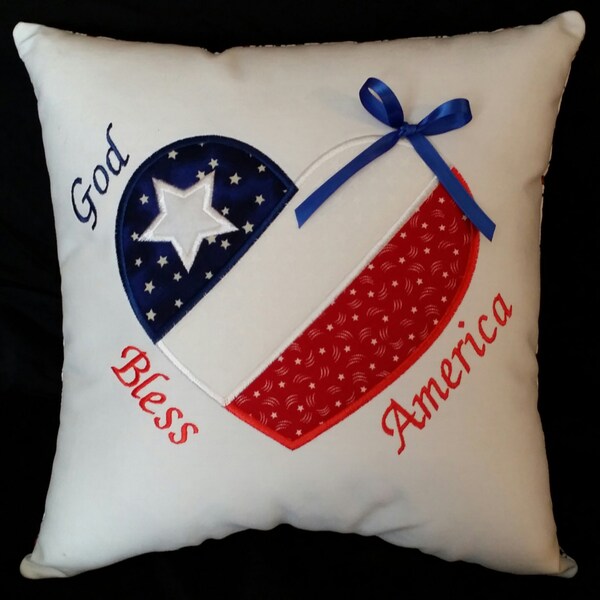 Red White Blue Heart Etsy