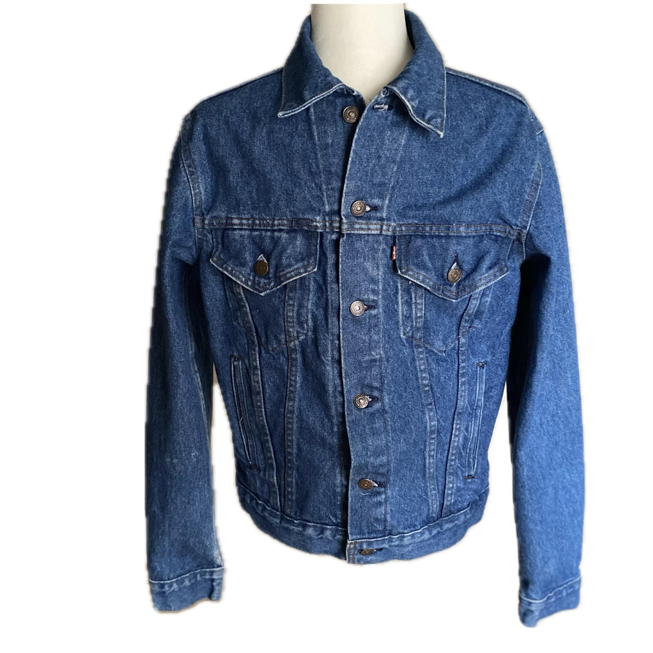 80s Denim Jacket - Etsy