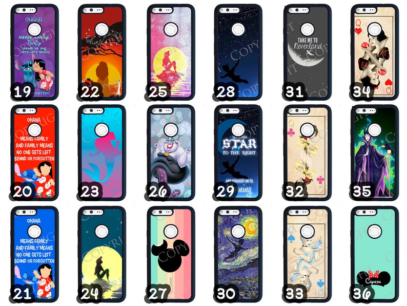 Google Pixel & XL Rubber Disney Phone Case Little Mermaid Etsy