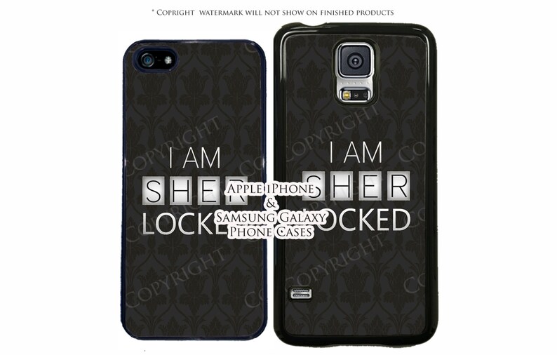 Sherlock Holmes I Am Sherlocked Phone Case For Apple Iphone Etsy Sherlock Holmes I Am Sherlocked Phone Case For Apple Iphone Etsy