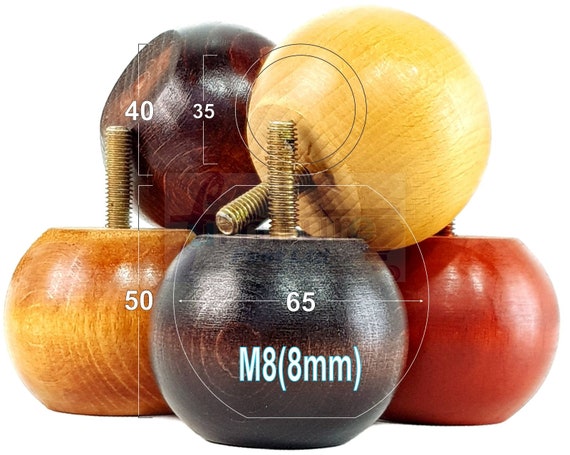 Set Di 4 Gambe Tavolo Inclinate 25cm Piedi Per Mobili In Legno Con Piastre Di Montaggio E Viti 51958192 - Foto 11