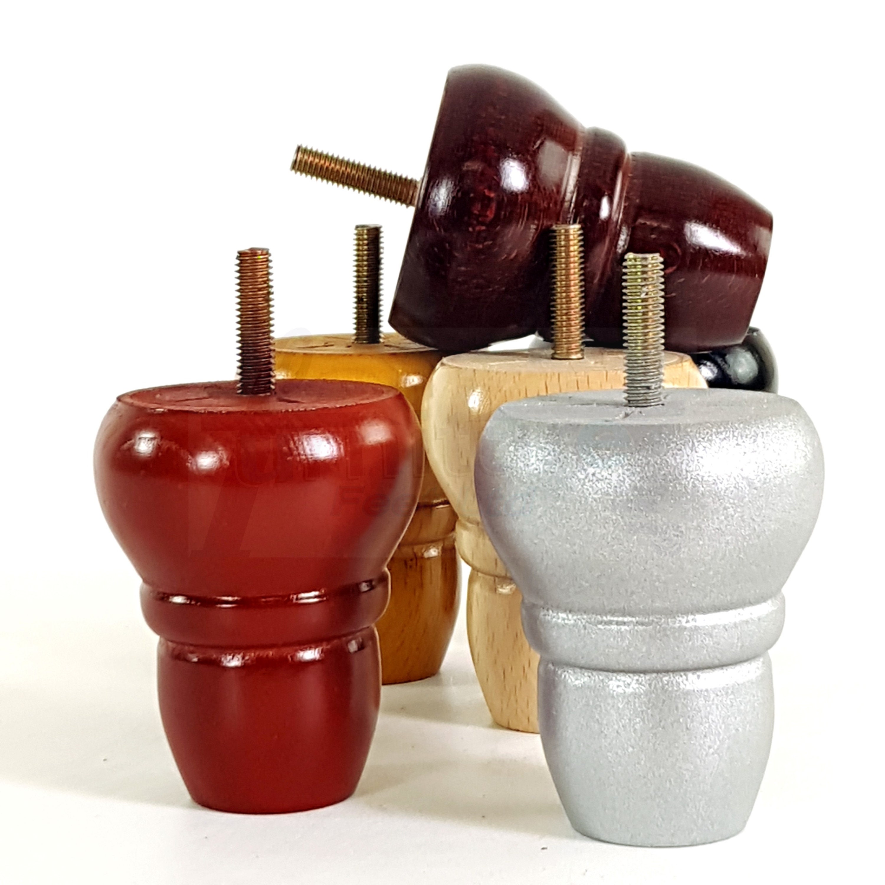 Solid Wooden Furniture Feet Solid Wood Replacemen Legs 82mm Etsy