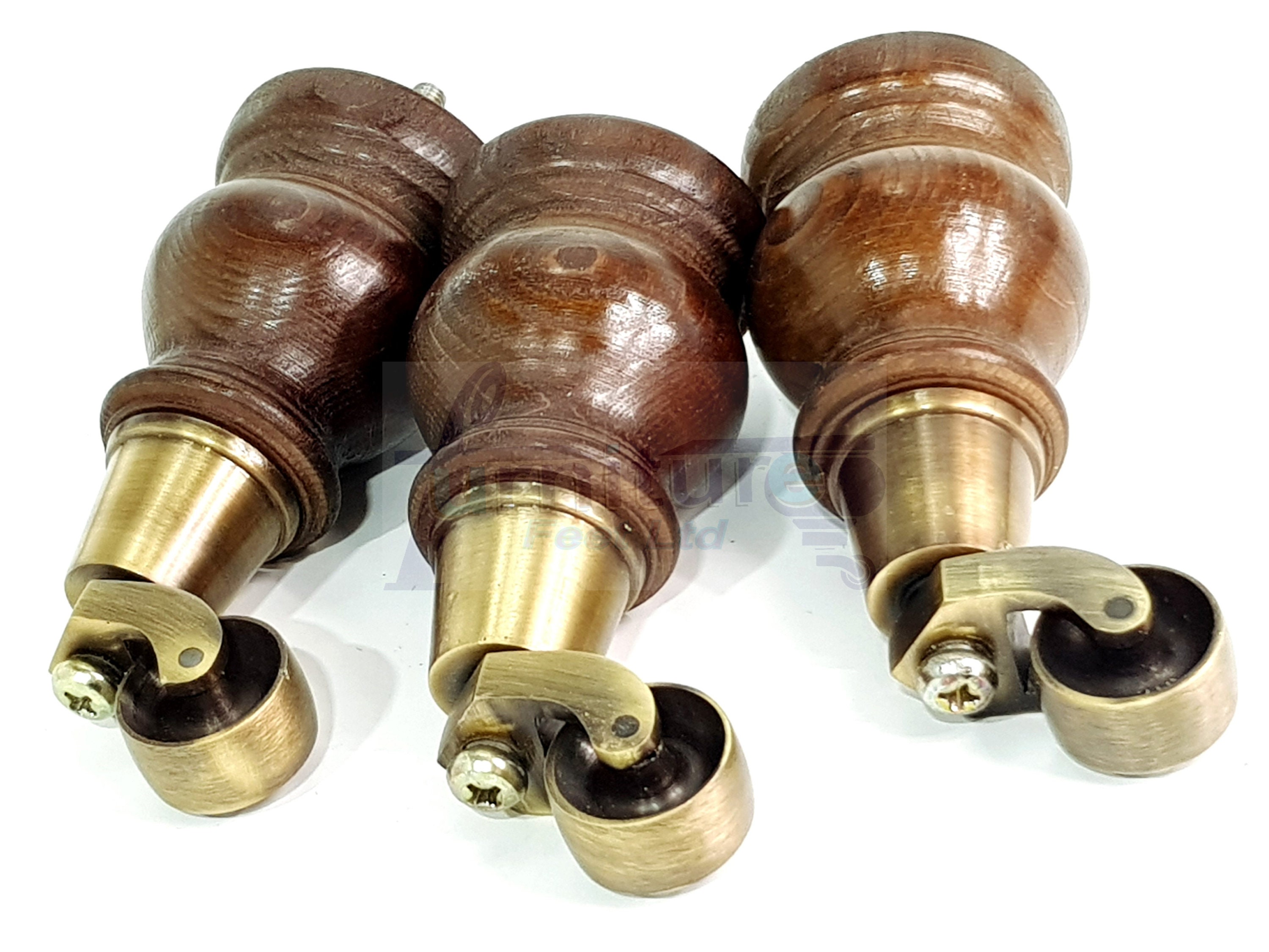 Solid Wood Replacement Furniture Feet 4 Antique Brown Legs Etsy Australia