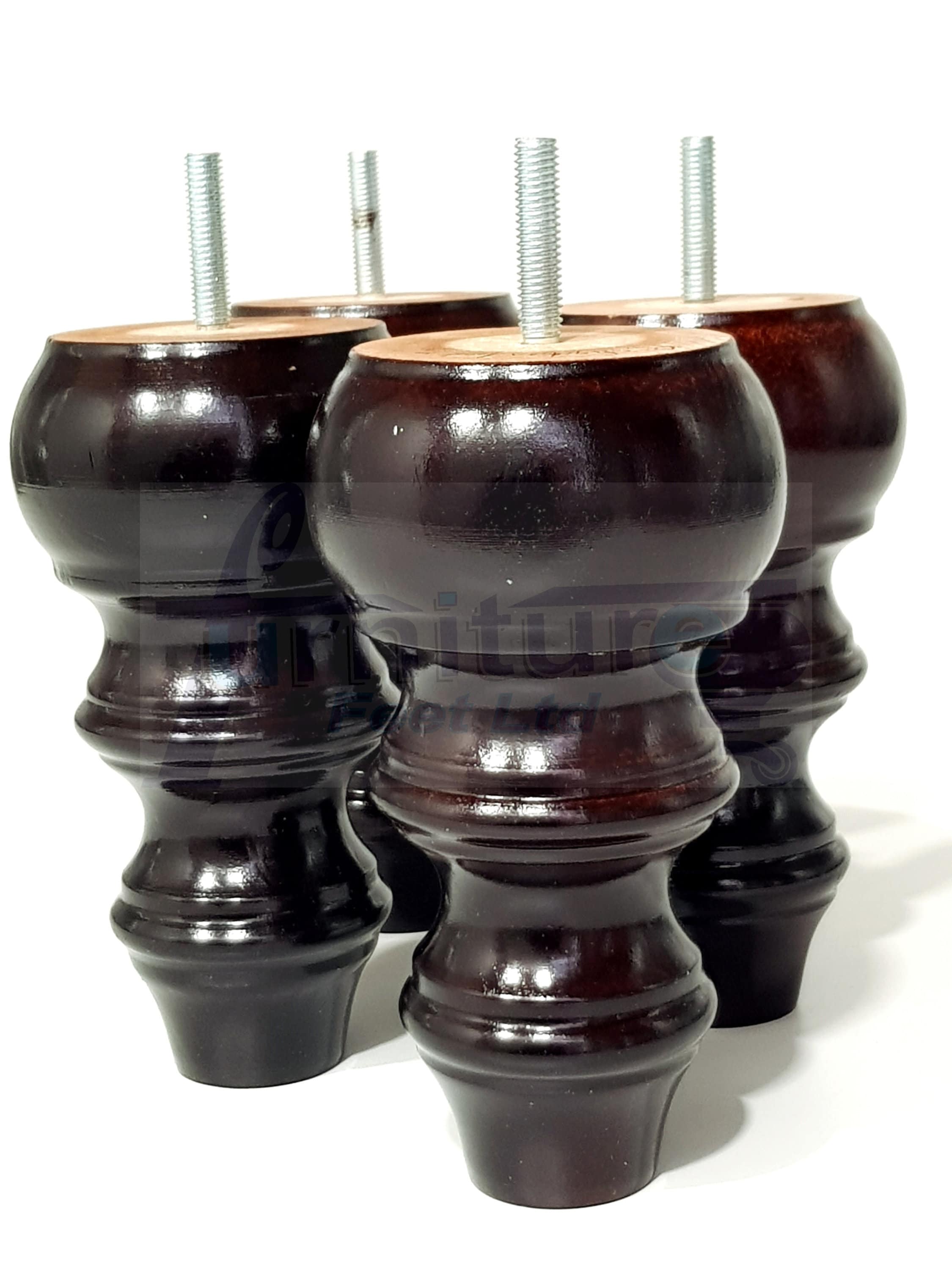 4x Turned Furniture Legs 150mm High M88mm Traditional Etsy Australia