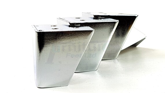 4Pcs Thick Stainless Steel Sofa Legs, Furniture Legs, Chrome Legs Furniture Cabinet Bed Sofa Legs For Sofas Chairs Stools Cabinets