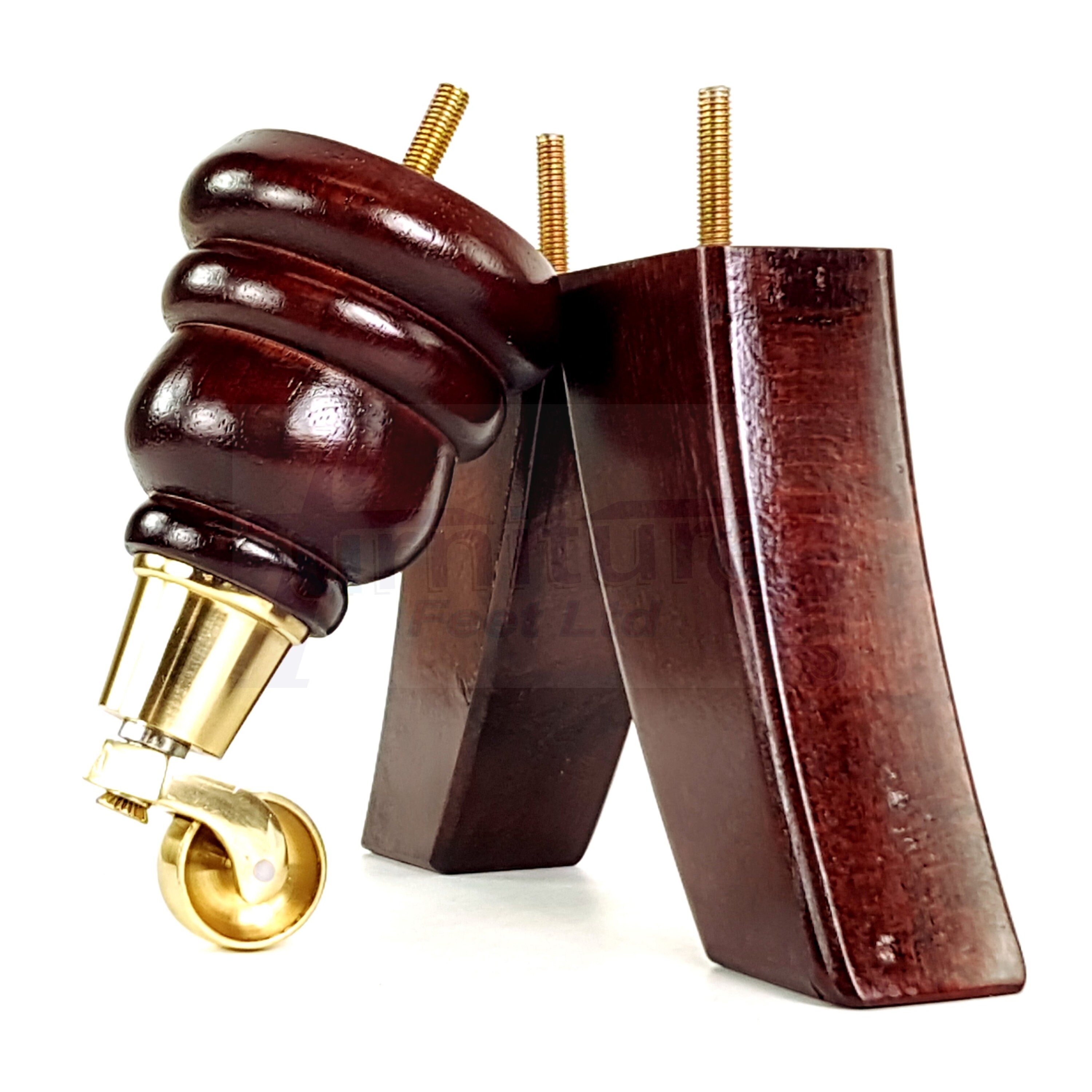 Home & Garden Furniture Parts Wooden castor feet,Chrome castor furniture feet.Wooden Sofa,chair