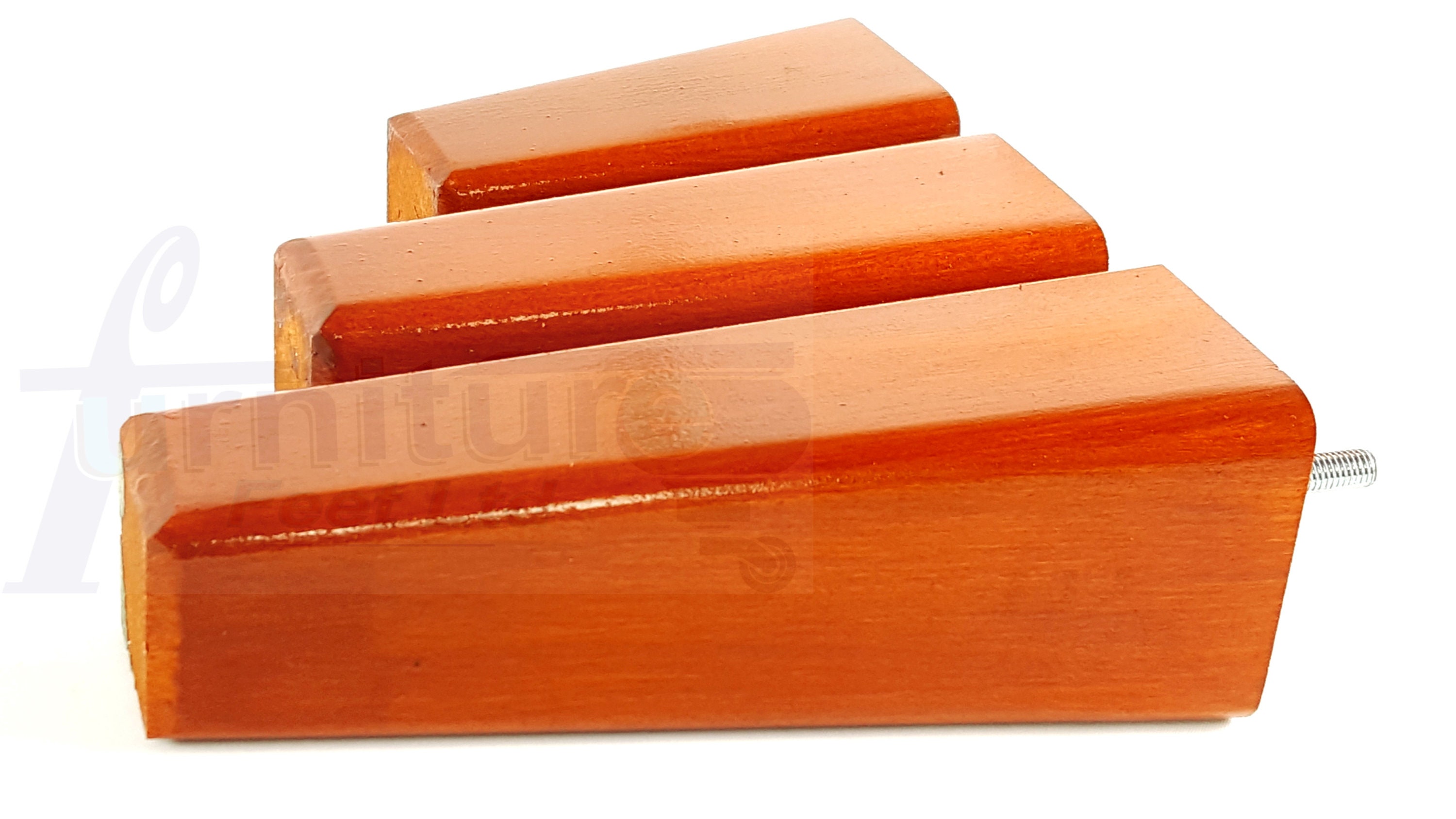 Teak Finish Solid Wood Furniture Feet Replacement Legs 120mm Etsy UK