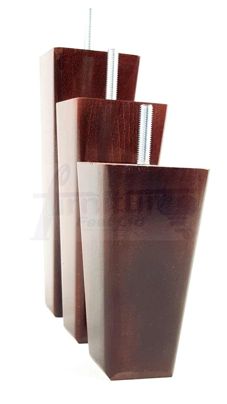 Mahogany Solid Wood Furniture Feet Replacement Legs 120mm to Etsy UK