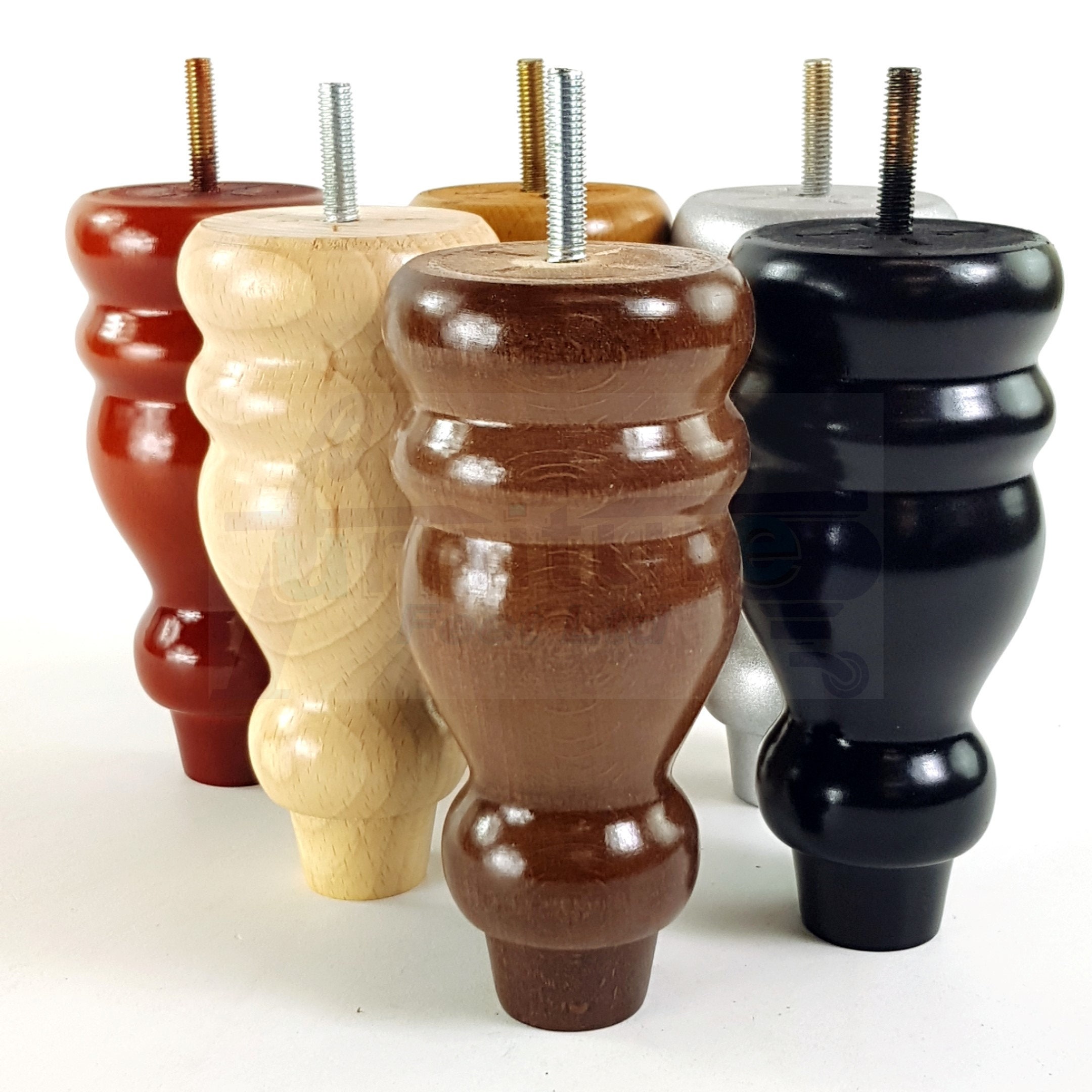 Solid Wood Furniture Feet Replacement Legs 155mm High Multiple Etsy Australia