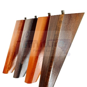 Ersatz-Kegelfüße 100mm Hoch Abgewinkelt Quadratisch Massivholz Möbelbeine Für Stühle Hocker Sofas Betten Sofa Schränke M8 Set Von 4