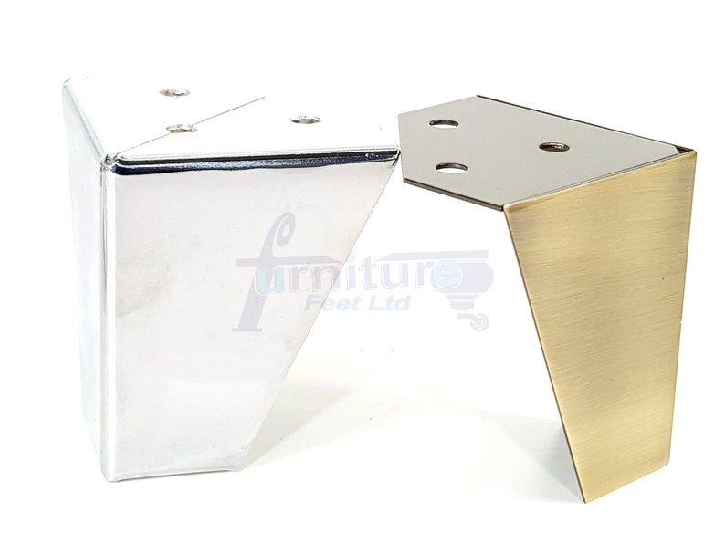 BEDS 4x CHROME FURNITURE LEGS METAL FEET 150mm SOFAS CHAIR CABINETS SELF FIX BEDS 4x CHROME FURNITURE LEGS METAL FEET 150mm SOFAS CHAIR CABINETS SELF FIX
