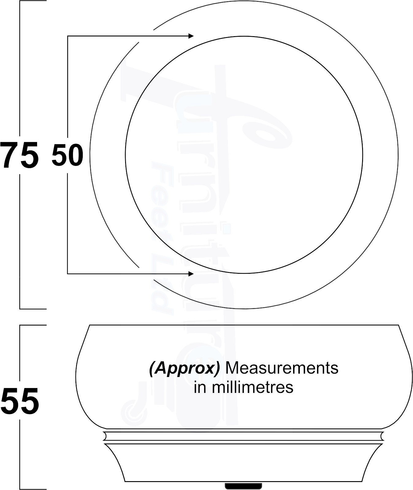 Solid Wood Furniture Feet Dark Oak Replacement Sofa Legs 55mm Etsy UK