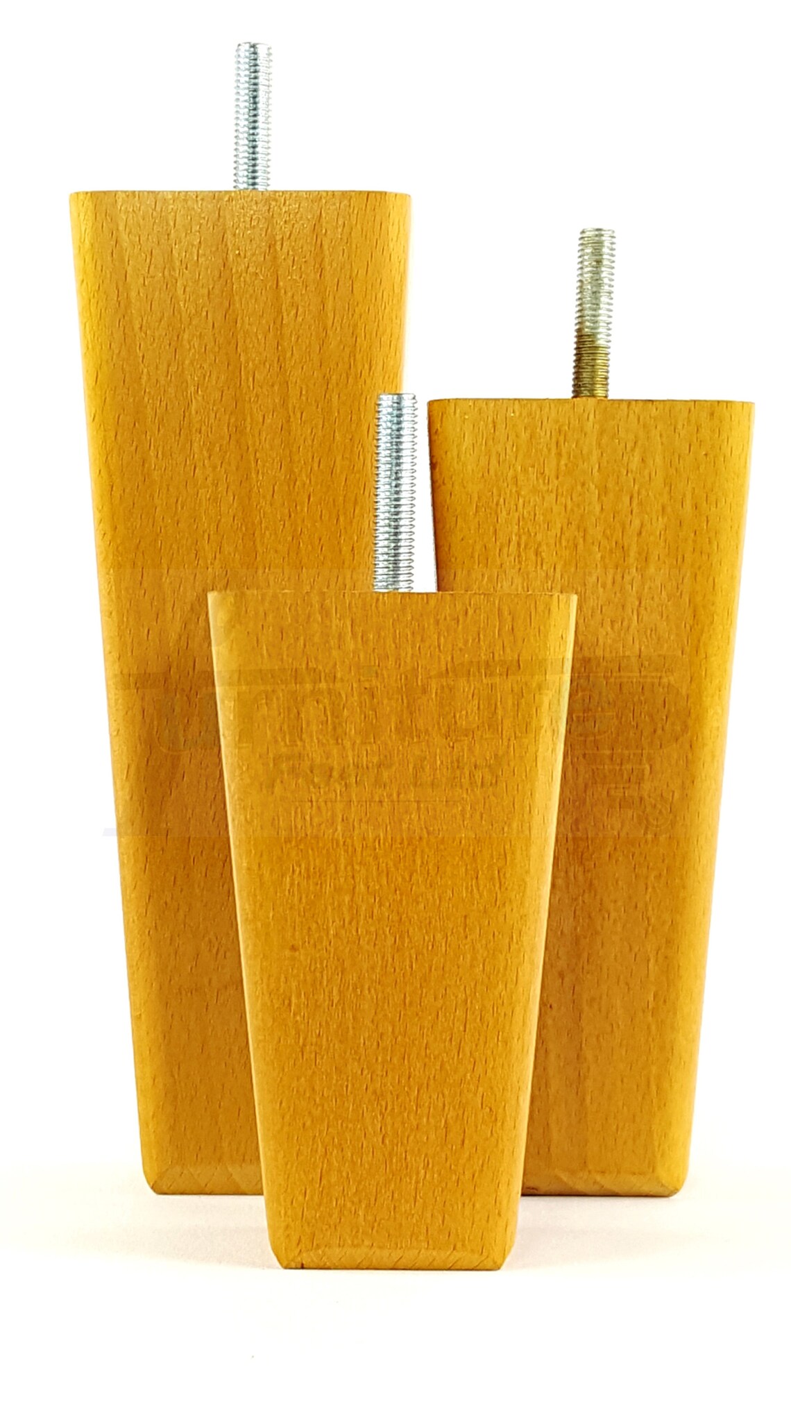 Oak Finish Solid Wood Furniture Feet Replacement Legs 120mm to Etsy