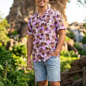 Hippo Ballerinas - Herren Button Down Kurzarm-Taschenhemd (Hergestellt in den USA)