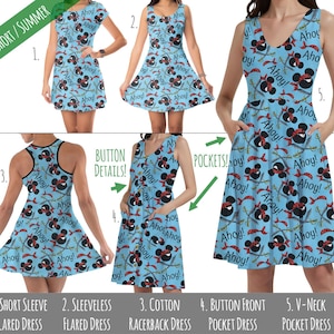 Pirate Mickey Ahoy! - DCL Cruise Inspired Dress in Xs - 5XL - Short Length Styles - RUSH AVAIL!