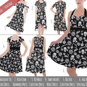 A Pirate Life - Theme Park Inspired Midi Dress in Xs - 5XL - Vintage Retro Inspired - RUSH AVAIL!