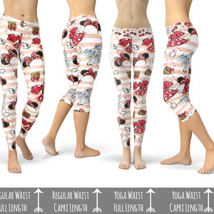 Minnie Mouse Best Day Ever Theme Park Inspired - Leggings in Capri or Full Length, Sports | Yoga | Winter Styles in Sizes Xs - 5XL