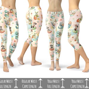 Mickey's Easter Celebration - Theme Park Inspired Leggings in Capri or Full Length, Sports | Yoga | Winter Styles in Sizes XS - 5XL