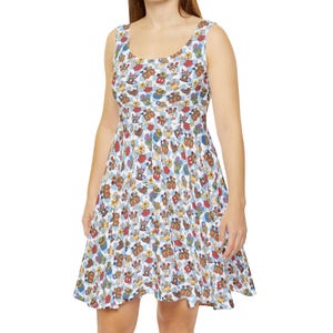 Flourish Fairytale Pots - Damen Skater Dress (Made in USA)
