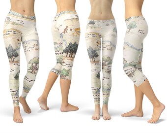 Rainbow Rules Wanderlust City Signs Sport Leggings Mid//High Waist Full Length